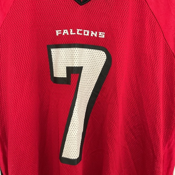 Atlanta Falcons Michael Vick 7 Red NFL Reebok On Field Football Jersey Mens XL - Picture 2 of 14